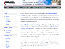 Tablet Screenshot of integralmort.com